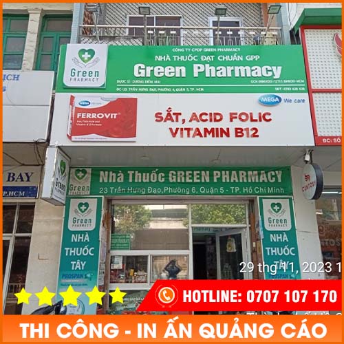 Thi công bảng hiệu quảng cáo - Quảng Cáo Lục Giác - Công Ty Cổ Phần Thiết Kế Quảng Cáo Lục Giác